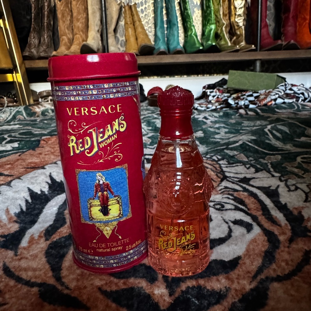 Versace Red Jeans Woman Eau de Toilette - Vibrant Red and Gold